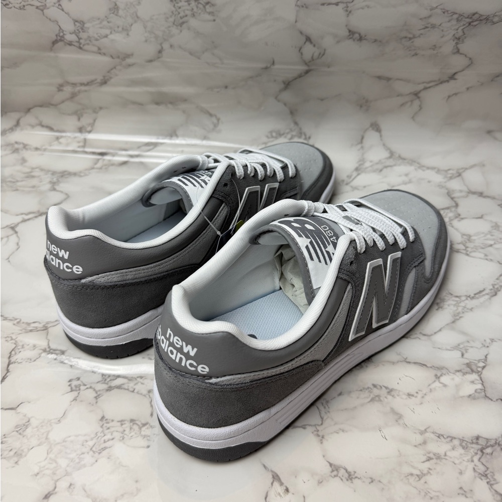 Unisex New Balance 480 Grey Grey BB480LEC Men's US Size 12 / Women's 13,5 - Picture 5 of 11